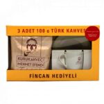 Кава мелена Мехмед Ефенді KURUKAHVECI Mehmet Efendi, 100г * 3 шт (Набір для подарунка)