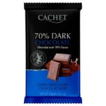 Шоколад CACHET чорний 70% Какао, 300 г