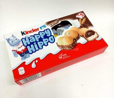 Вафлі Кіндер KINDER Happy Hippo какао