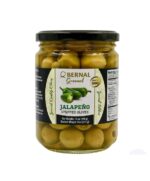 Оливки Бернал BERNAL Gourmet Manzanilla Rellenas de Jalapeno фаршировані халапеньо, 436 г