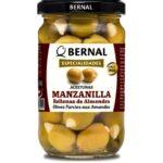 Оливки Бернал BERNAL Gourmet Aceitunas Manzanilla Rellenas de Almendra фаршировані мигдалем, 300 г