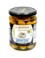 Оливки Бернал BERNAL Gourmet Aceitunas Rellenas de Queso Azul фаршировані сиром з блакитною пліснявою, 436 г