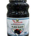 Маслини Юнус YUNUS Black Olives гіганти з кісточкою, 2.6 кг
