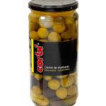 Оливки Корбі CORBI з огірком та цибулею