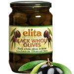 Маслини Еліта ELITA Black Olives з кісточкою