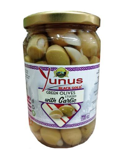 Оливки Юнус YUNUS фаршировані часником