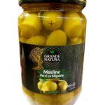 Оливки Гранде GRANDE NATURA фаршировані мигдалем