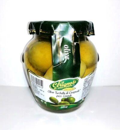 Оливки Ла Геригнола LA CERIGNOLA гіганти з кісточкою