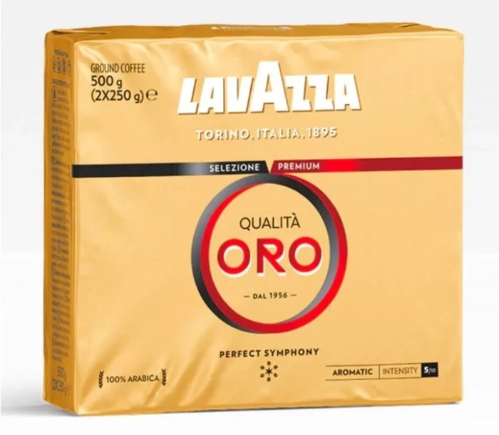 Кава мелена Лавазза LAVAZZA Qualita Oro 100% Арабіка