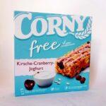 Злакові батончики CORNY Free Kirsche-Cranberry-Joghurt без цукру, 120 г