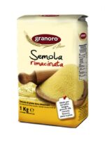 Борошно GRANORO Semola Rimacinata з твердих сортів пшениці, 1 кг