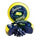 Сир Basiron Black Lemon з деревним вугіллям і лимоном, ваговий. Ціна за 100 грам.