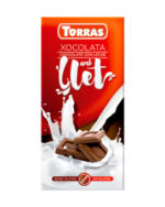 Шоколад TORRAS amb Llet 32% молочний без глютену, 80г