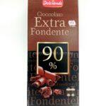 Шоколад DOLCIANDO Cioccolato Extra Fondente 90% чорний, 100 г.