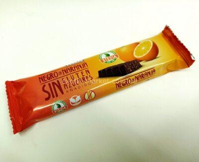 Шоколадний батончик Torras з апельсином зі стевією, 35г.