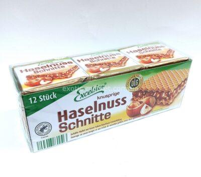 Вафлі Екселсіор Excelsior Schnitte Hazelnuss з фундуком