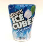 Жувальна гумка ICE BREAKERS ICE CUBES М'ята перцева (40 кубиків). Без цукру.