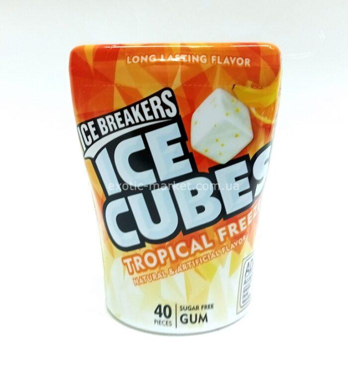 Жувальна гумка ICE CUBES Тропічний бриз без цукру