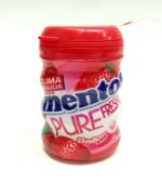 Жувальна гумка Mentos Pure Fresh Полуниця (30 шт). Без цукру.