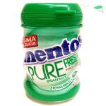 Жувальна гумка Mentos Pure Fresh м'ята (30 шт). Без цукру.