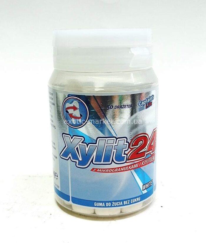 Жувальна гумка Ксиліт Xylit 24 White без цукру