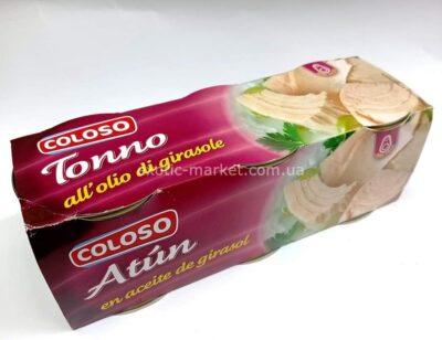 Філе тунця COLOSO у соняшниковій олії