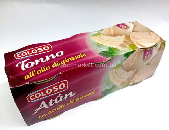 Філе тунця COLOSO у соняшниковій олії