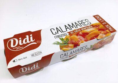 Натуральний Кальмар DIDI в соусі