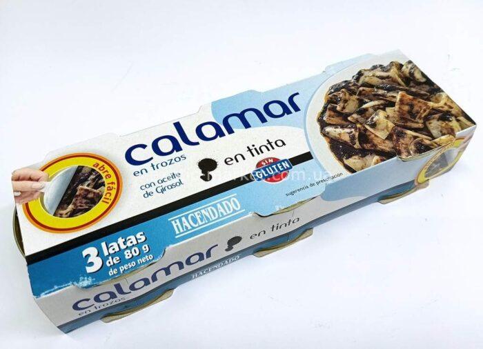 Натуральний Кальмар HACENDADO з каракатицею