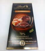 Шоколад Lindt Caramel & Salz 70% чорний з солоною карамеллю, 150 г.