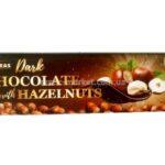 Шоколад TORRAS чорний з фундуком, без глютена, 300 г.