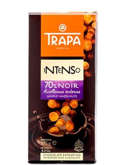 Шоколад Трапа TRAPA INTENSO чорний з цільним фундуком