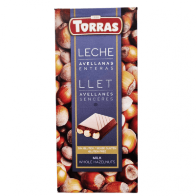 Шоколад Торрас TORRAS молочний з фундуком