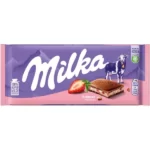 Шоколад Мілка MILKA молочний з полуницею, 100 г.