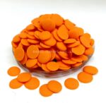 Глазур помаранчева (смак апельсину) в дисках, вагова.