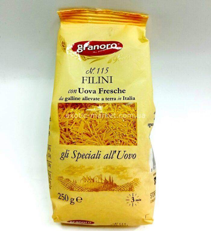 Макарони Граноро GRANORO Filini №115 дрібні