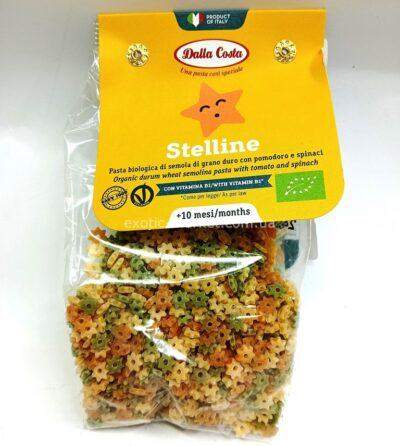 Макарони Далла Коста DALLA COSTA Stelline томат та шпінат