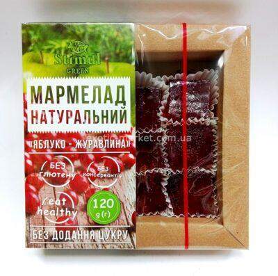 Мармелад Stimul яблуко-журавлина натуральний без цукру