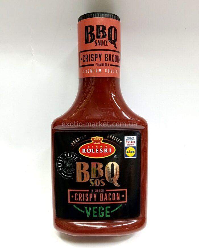 Соус Ролескі Roleski BBQ зі смаком хрусткого бекону