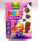 Печиво готовий сніданок Гуллон GULLON DIBUS Mini Puzzle, 250 г.