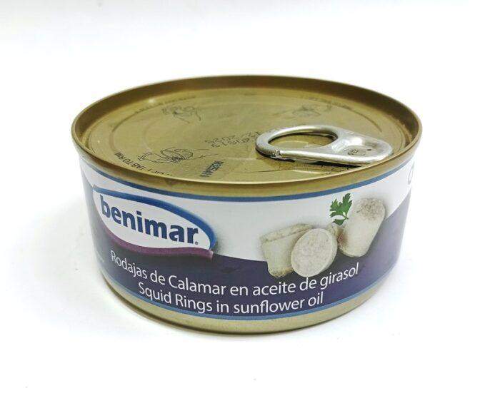 Кільця кальмара Бенімар BENIMAR в соняшниковій олії