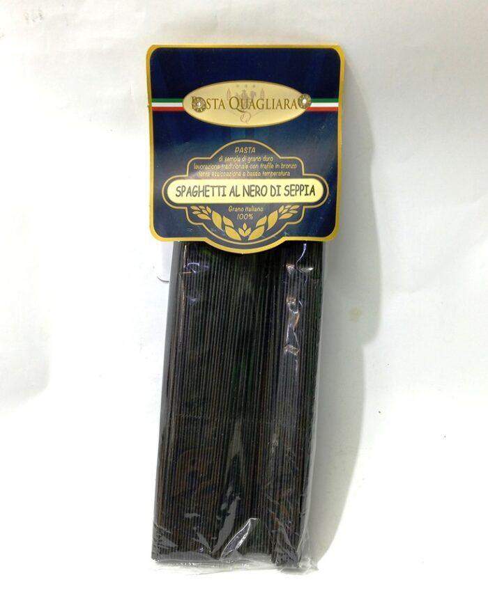 Спагетті паста Pasta Quagliara з чорнилом каракатиці