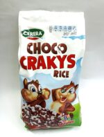 Сухий сніданок CERERA Choco Crakys Rice з молочним шоколадом, 250 г.