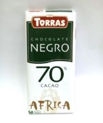 Шоколад TORRAS Negro Africa 70% чорний, 125 г.