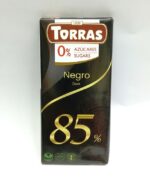 Шоколад TORRAS negro dark 85 % БЕЗ ЦУКРУ, 75 г.