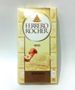 Шоколад Ferrero Rocher білий з фундуком, 90 г.