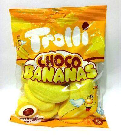 Маршмеллоу Троллі Trolli Choco Bananas Банан з шоколадом