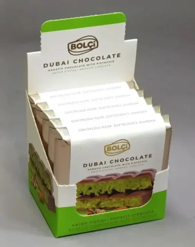 Дубайський шоколад Bolci блок 5 шт по 100 г.