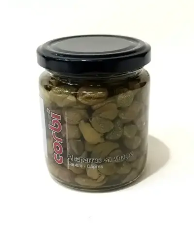 Каперси CORBI дрібні мариновані з оцтом